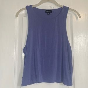 Originality brand periwinkle crop tank top